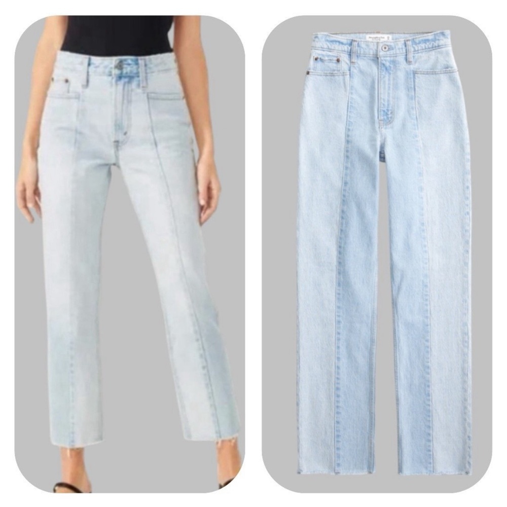 Abercrombie Ultra High Rise Straight Jeans Size 27